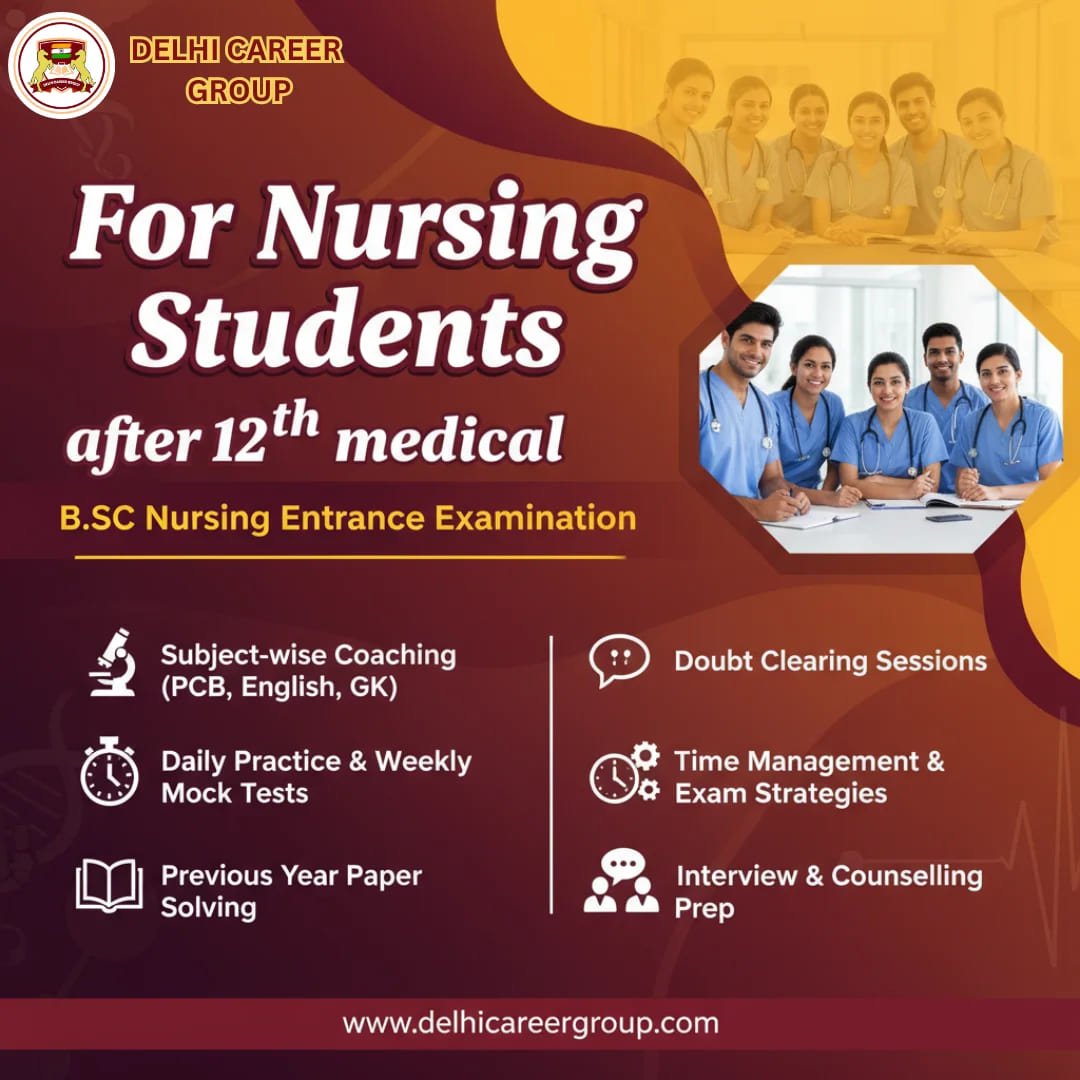 Delhi Career Group bsc nursing-coaching in delhi
