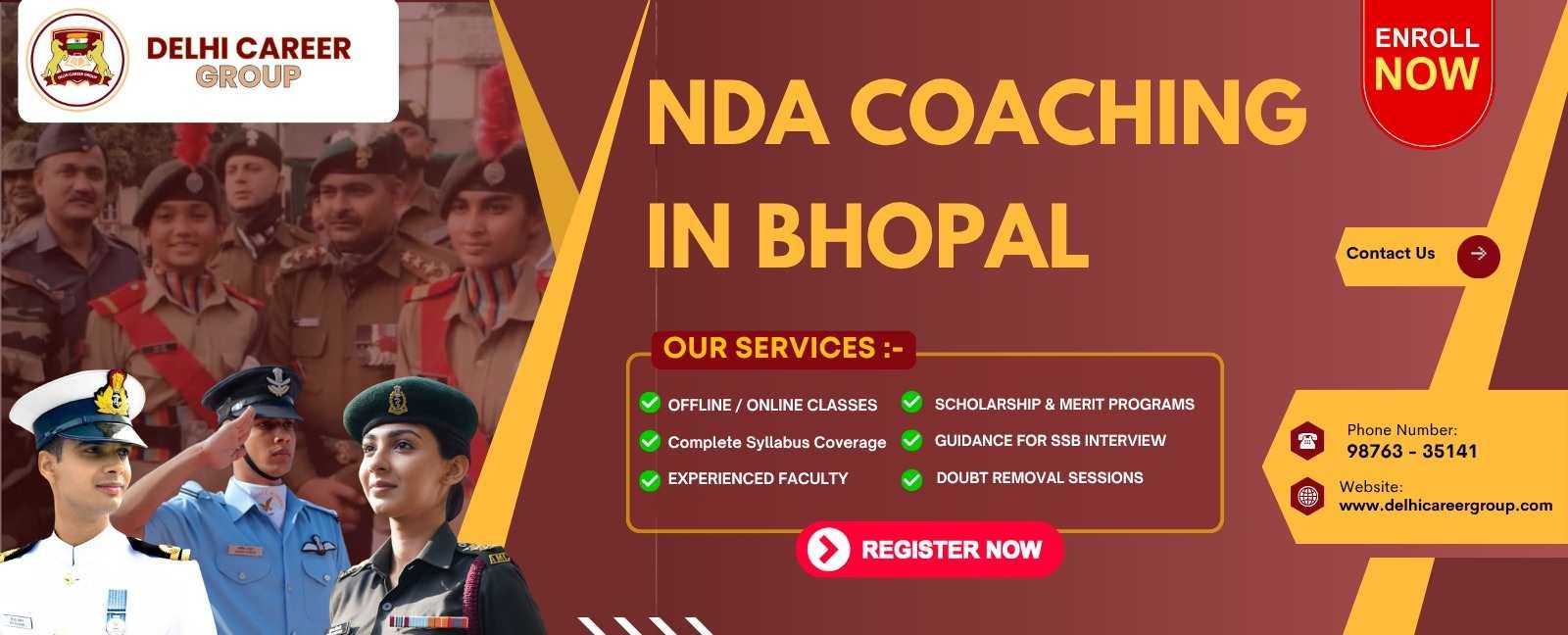 Best NDA Coaching in Bhopal