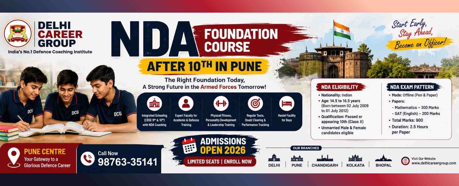 NDA Foundation Course After 10th: Eligibility Criteria Explained (Pune)