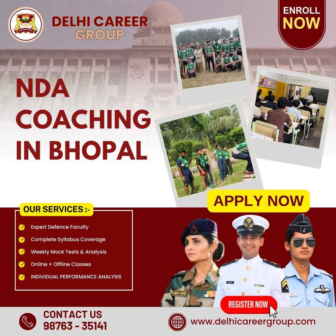 NDA coaching in Bhopal-delhi career group