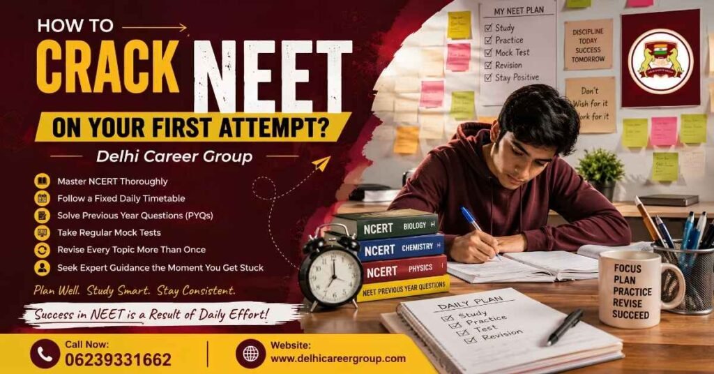 How to Crack NEET on Your First Attempt | NEET Coaching | Delhi Career Group