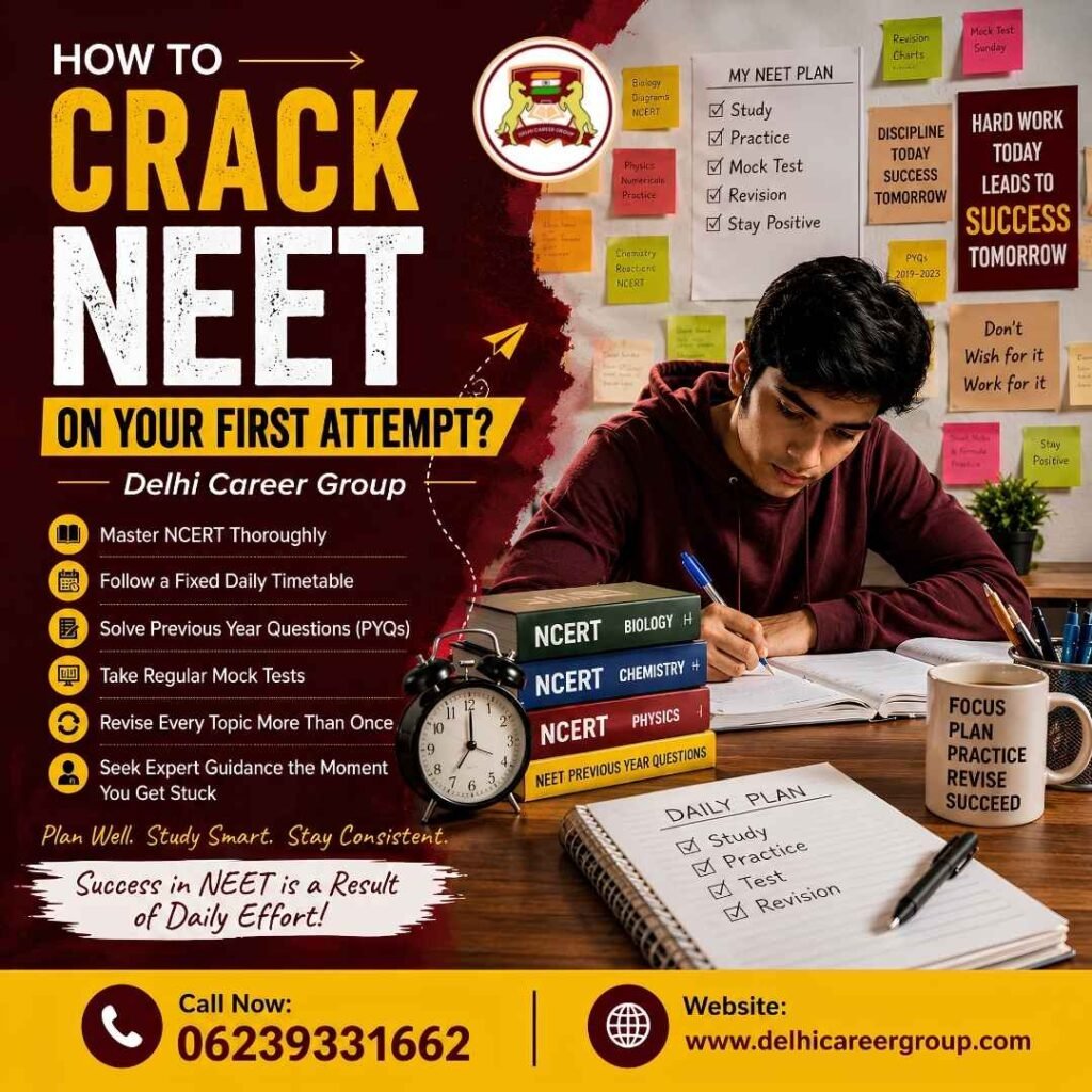 How to Crack NEET on Your First Attempt | NEET Coaching for 11th & 12th | Delhi Career Group