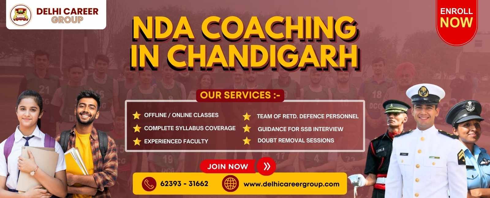 Best NDA Coaching in Chandigarh | Delhi Career Group