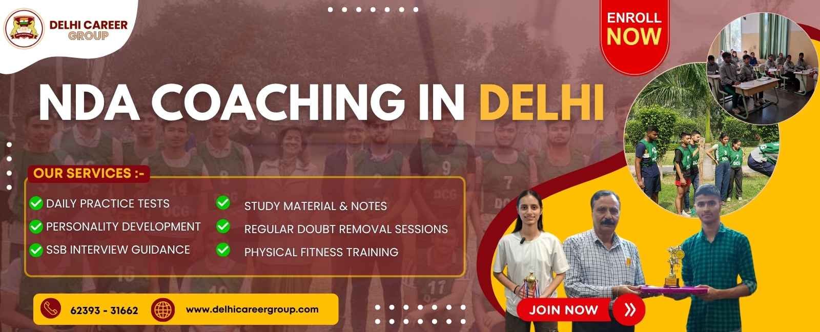 Best NDA Coaching in Delhi | NDA Classes for Boys & Girls | Delhi Career Group