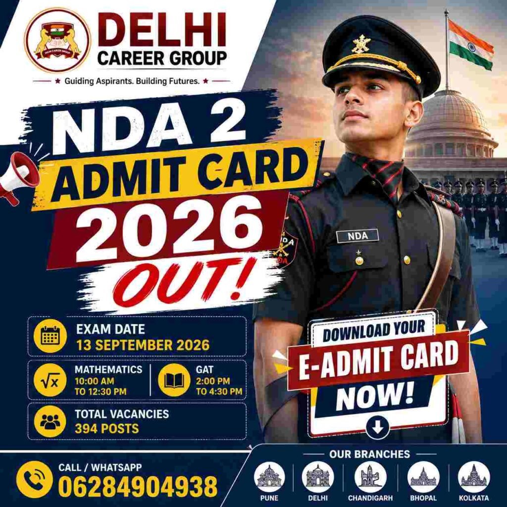 UPSC NDA 2 Admit Card