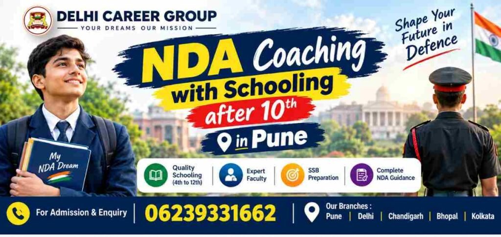 Best NDA Coaching with Schooling in Pune