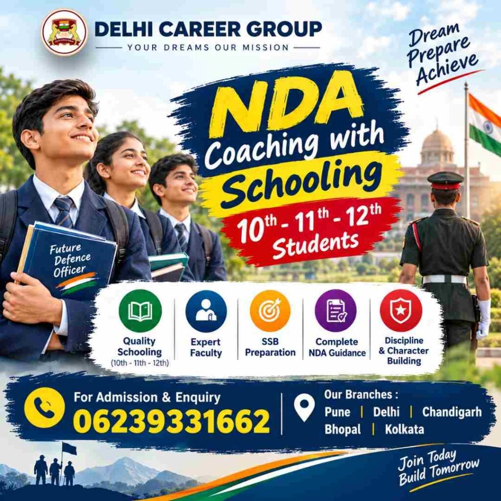 Best NDA Coaching with Schooling in Pune 2026-27